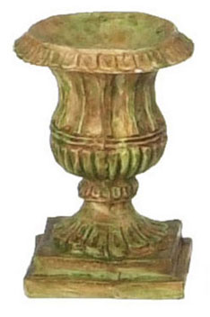 Dollhouse Miniature Large Urn, 6 Pc, Aged